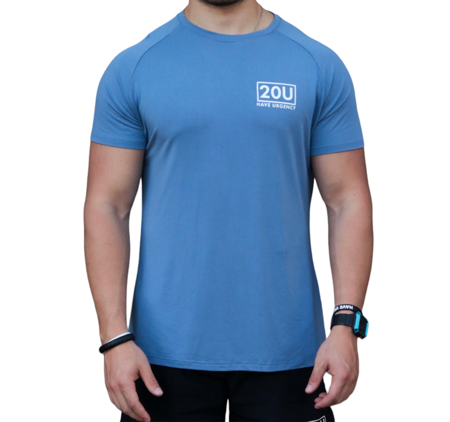 Performance shirt U2 Dusty blue