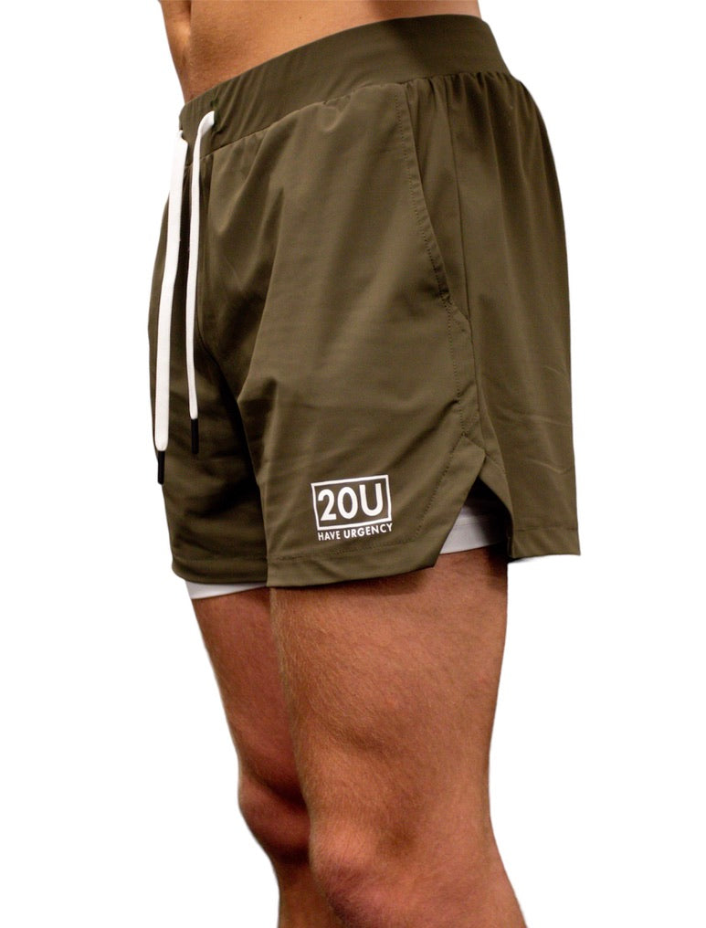 Performance shorts P1 Military green