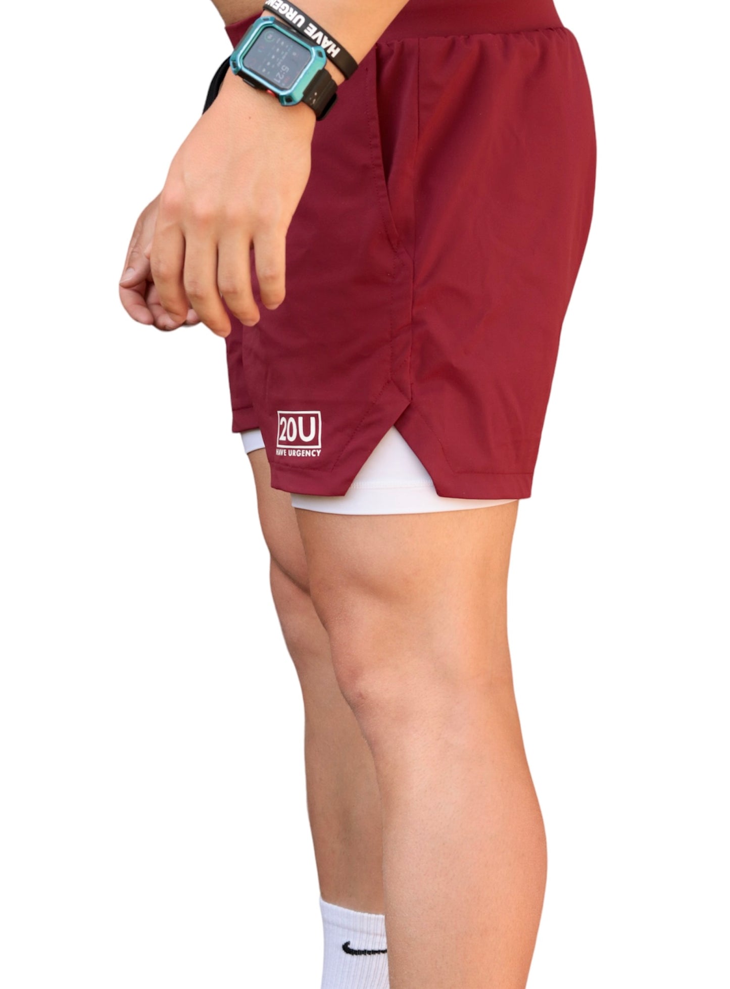 Performance shorts P1 Maroon