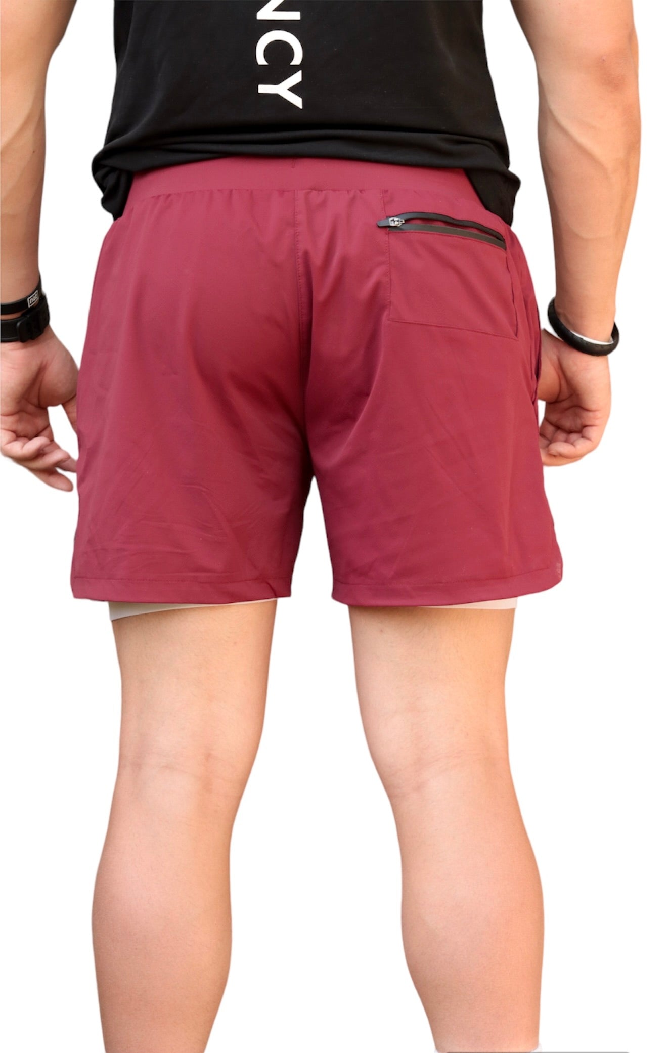 Performance shorts P1 Maroon