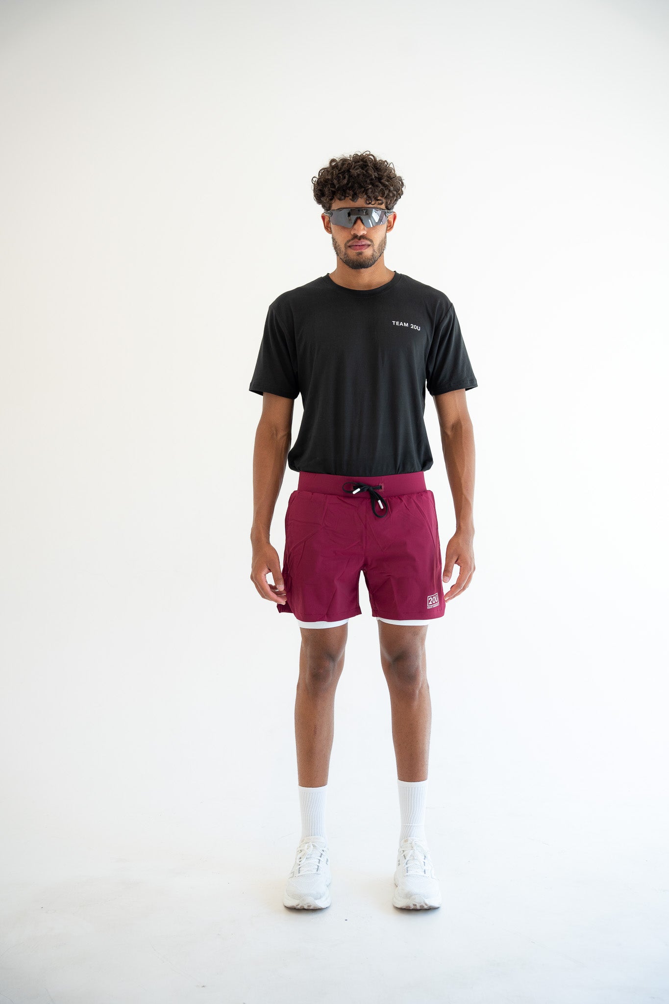Performance shorts P1 Maroon