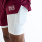 Performance shorts P1 Maroon