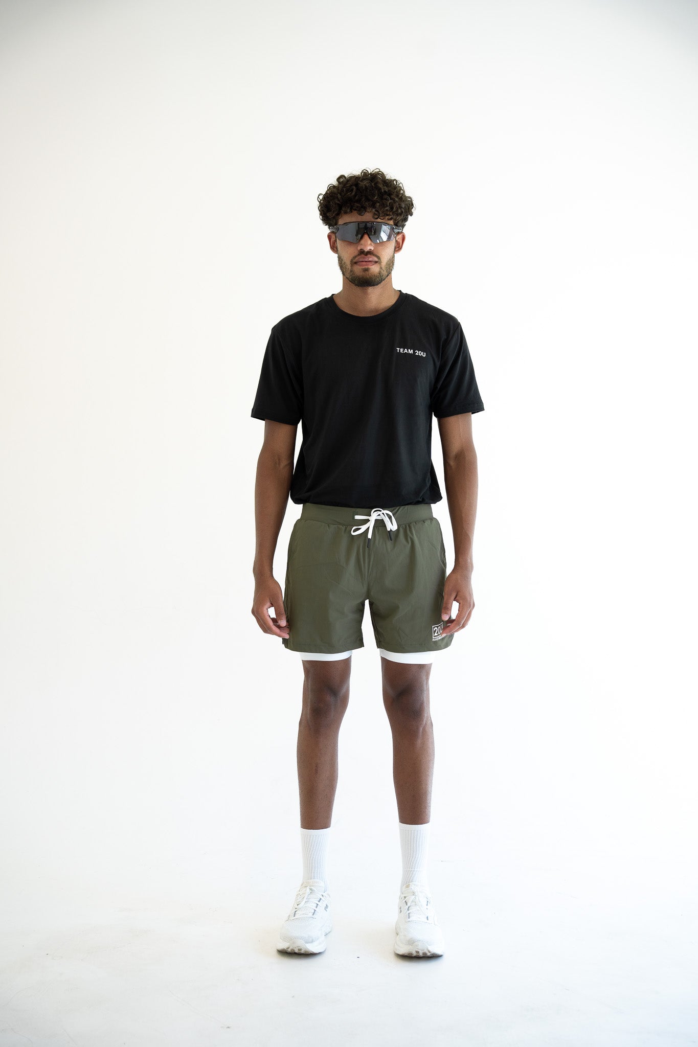 Performance shorts P1 Military green