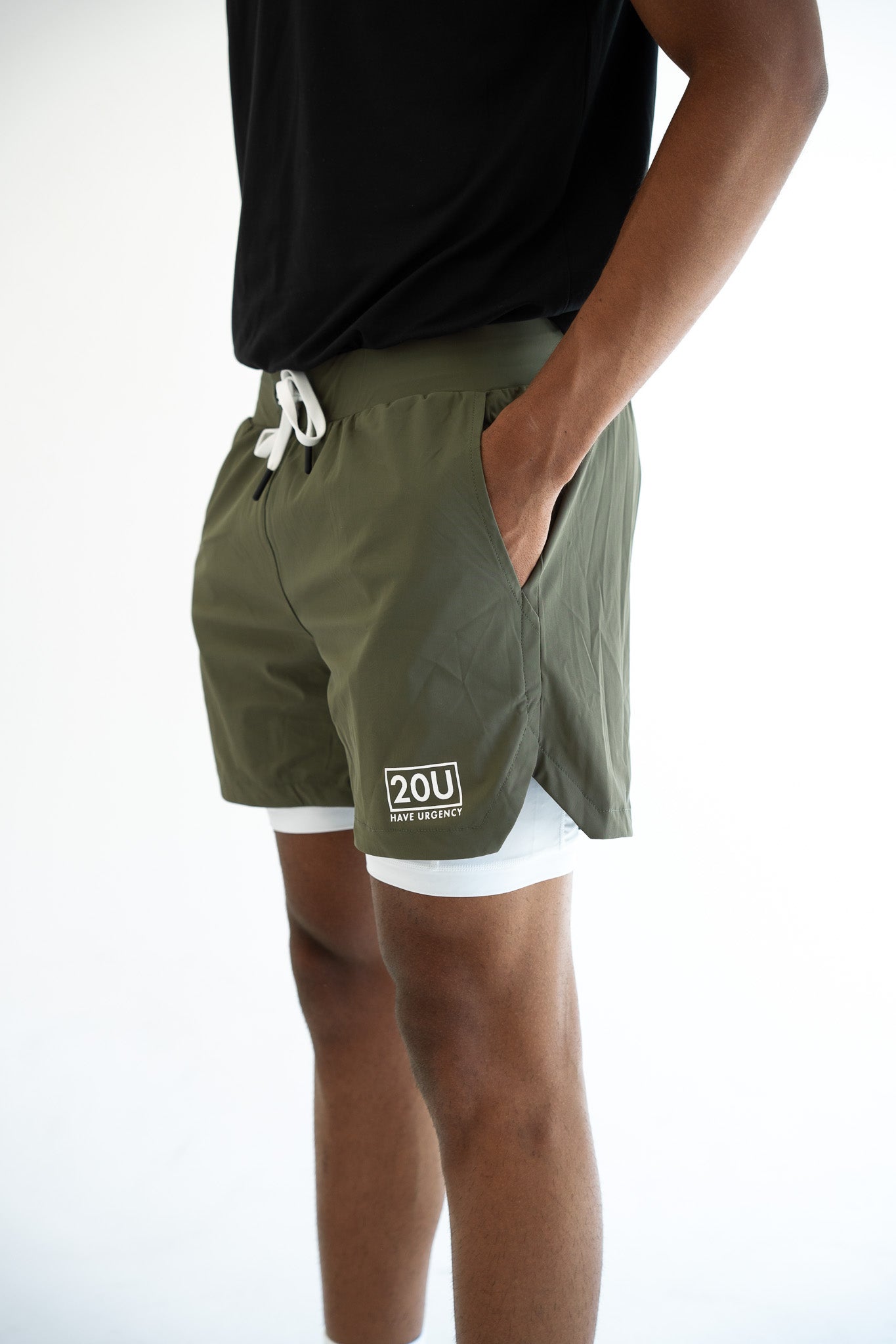 Performance shorts P1 Military green